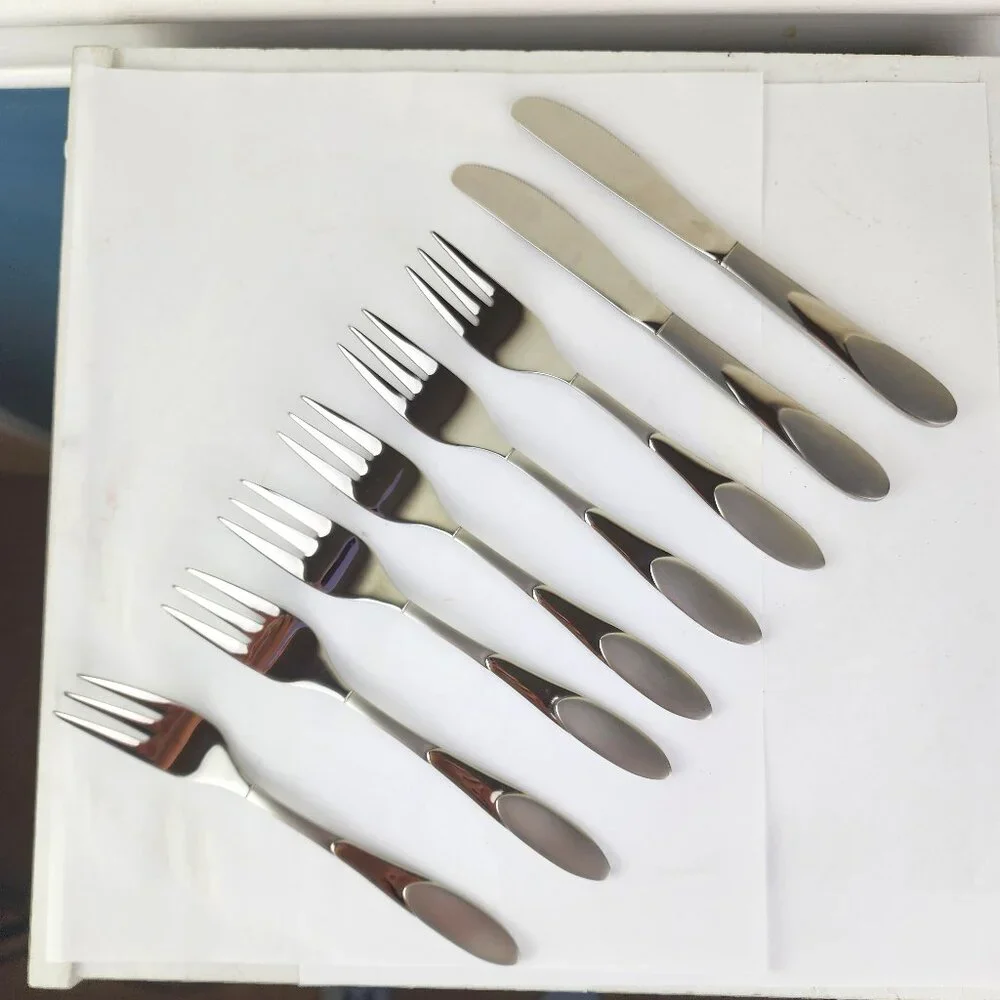 MGS Professional Germany Stainless Steel Fruit Knife and Fruit Fork Set